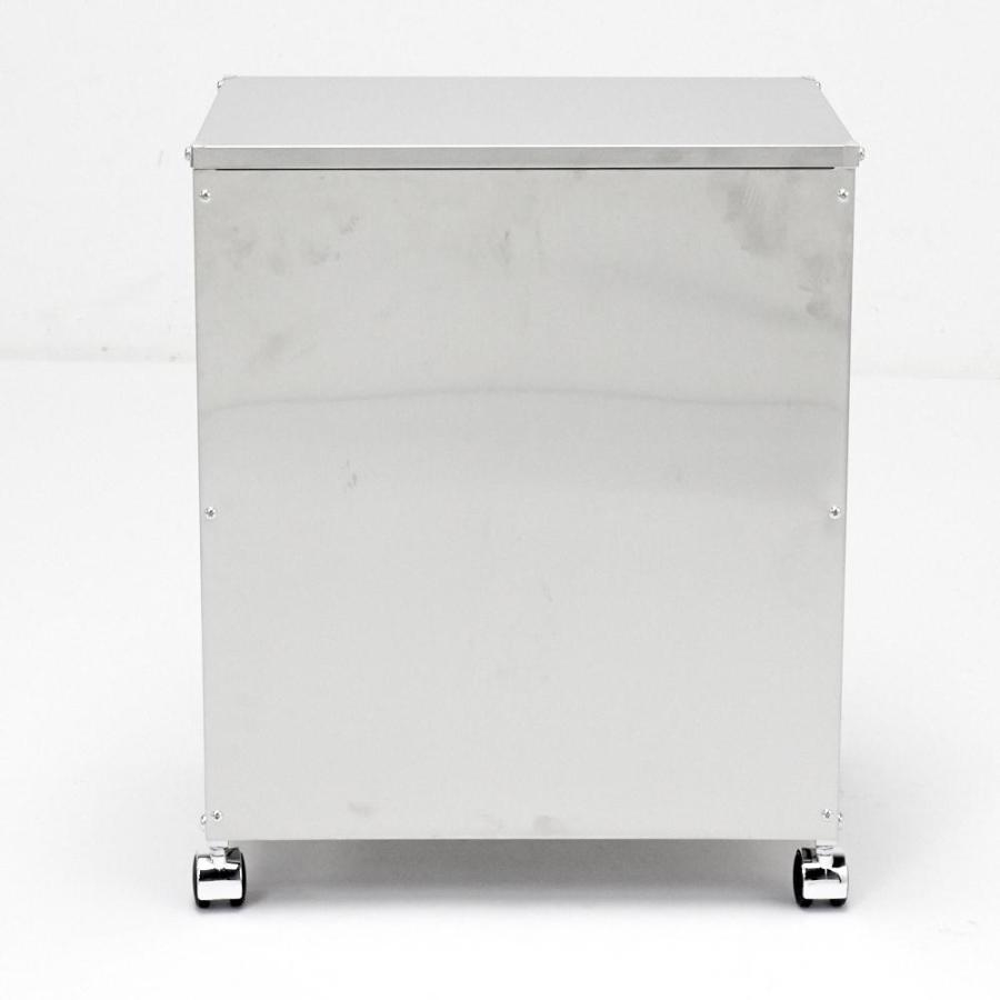 ディノス　ステンレス製ダストボックスワゴン 2分別タイプ ステンレス製ダストボックスワゴン 2分別タイプ 通販 - ディノス