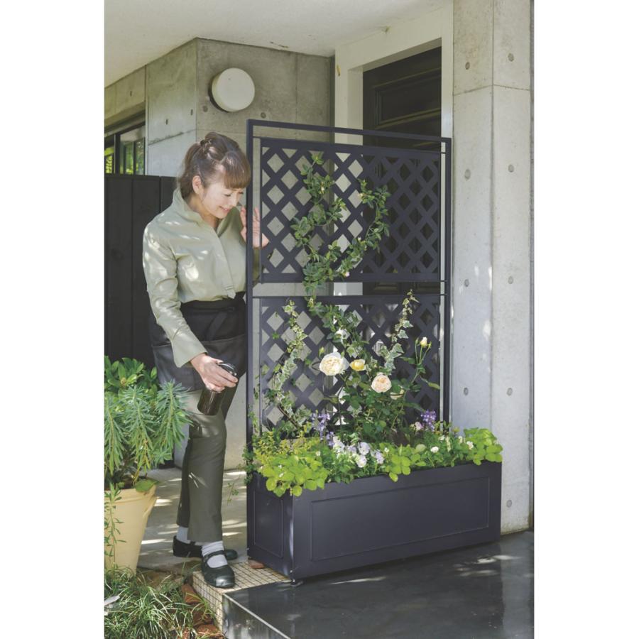 dinos（ディノス） 欧風収納庫〈ダークグレー〉高さ95cm 物置 G85808