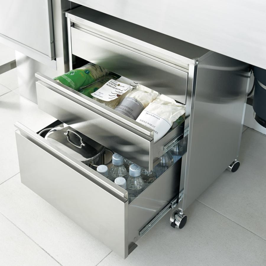 dinos（ディノス） ステンレスシンク下収納 引き出し収納 ワイドタイプ