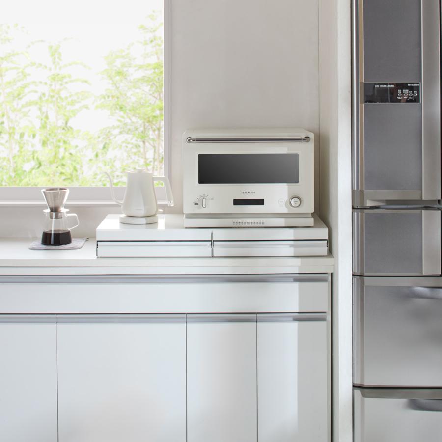 dinosディノス★レンジ下スライドテーブル 大きいサイズ 収納 引き出し 台 dinos スライド テーブル 引き出し 収納 作業台 スライド