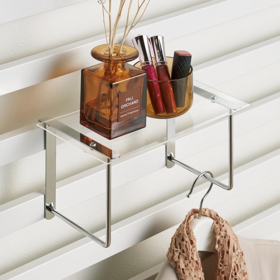 dinos アクリル製 オープンシェルフ dinos 壁面ディスプレイハンガー用