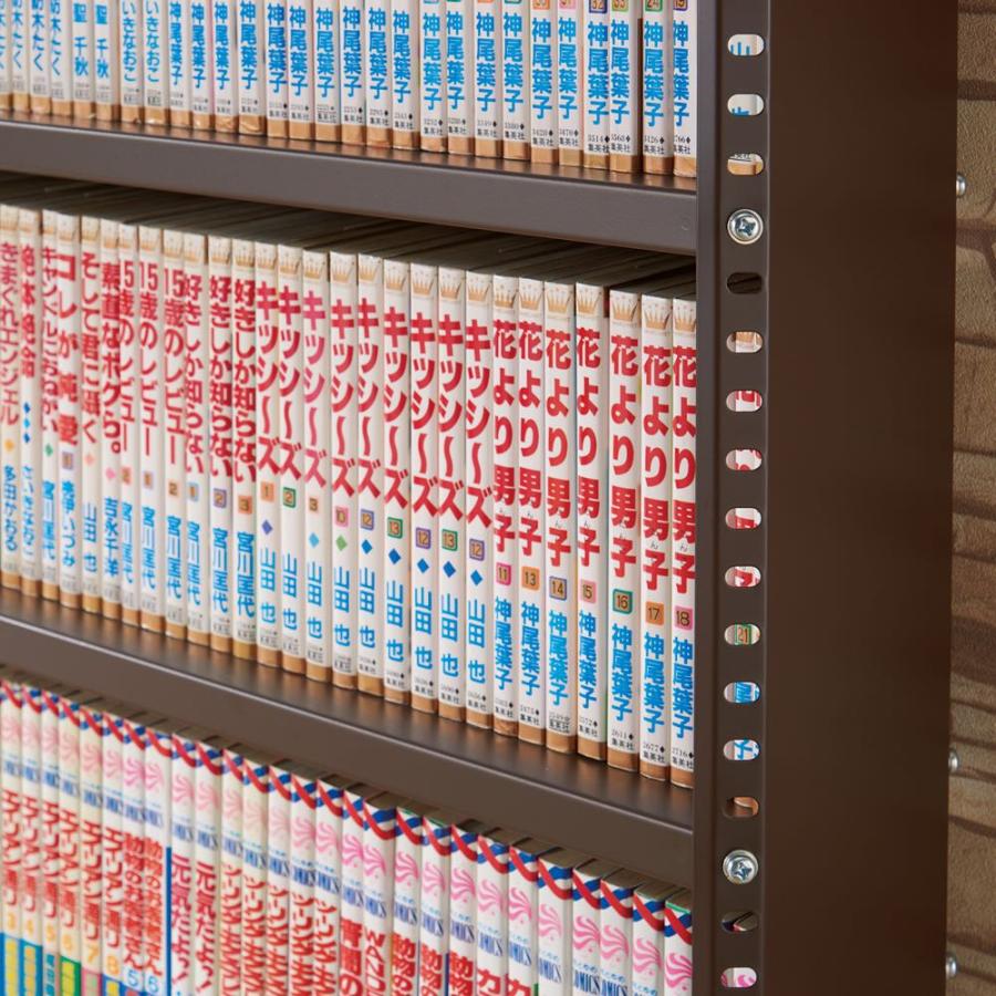 dinos たっぷり収納！スチールラック スタンド式 CD用 幅90cm 本棚