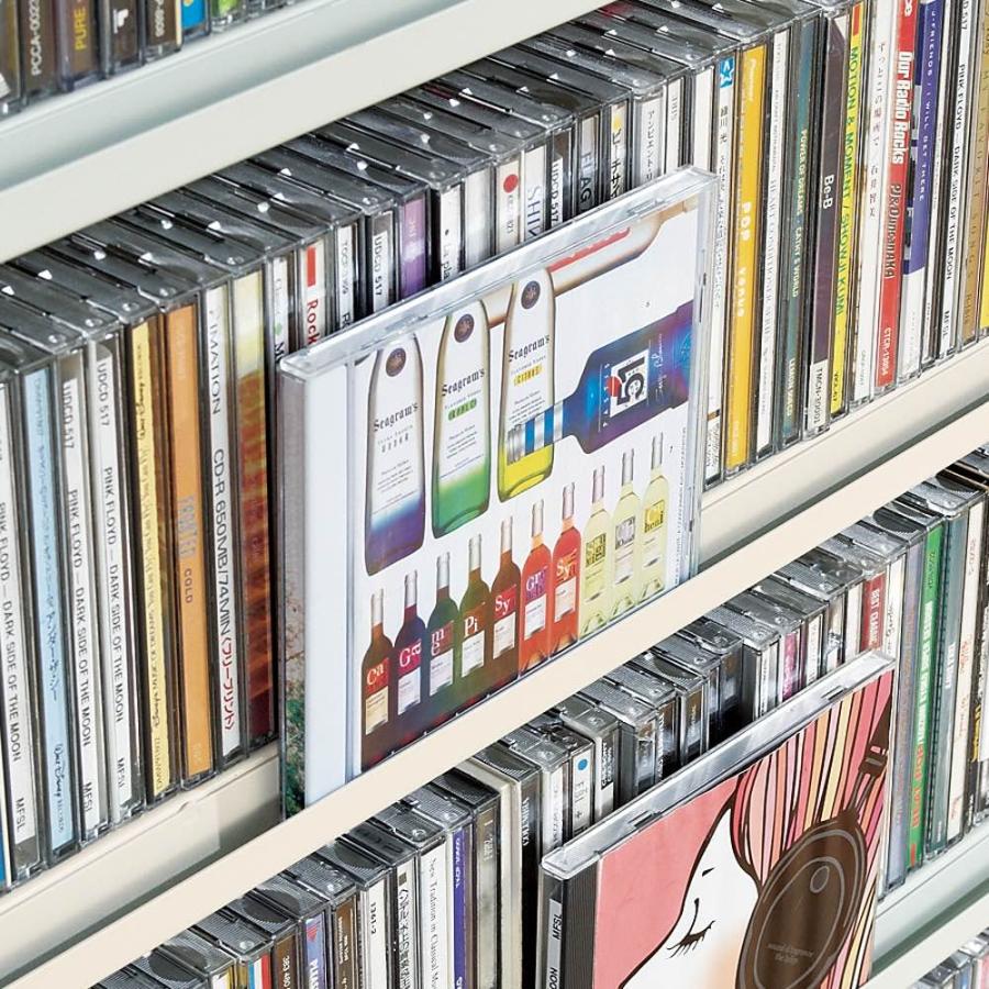 dinos（ディノス） たっぷり収納！スチールラック スタンド式 CD用 幅