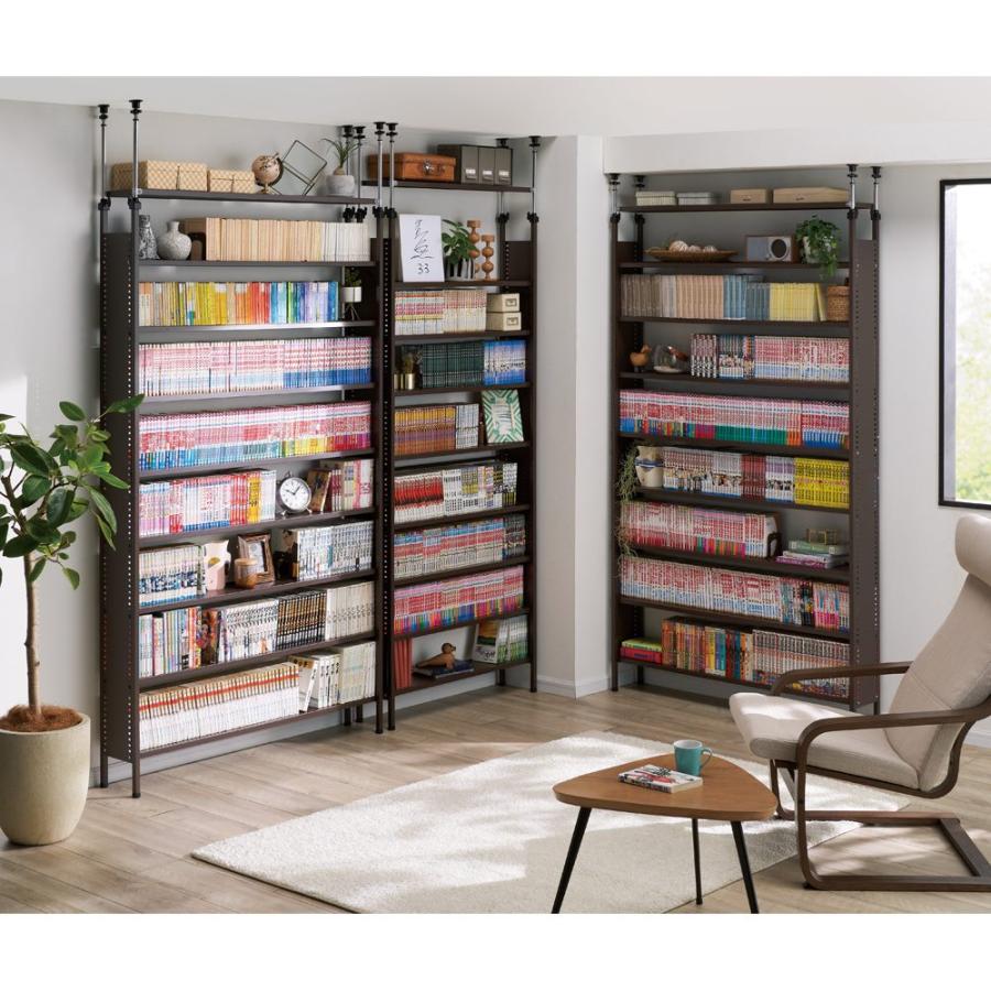 dinos（ディノス） たっぷり収納！スチールラック 突っ張り式 コミック