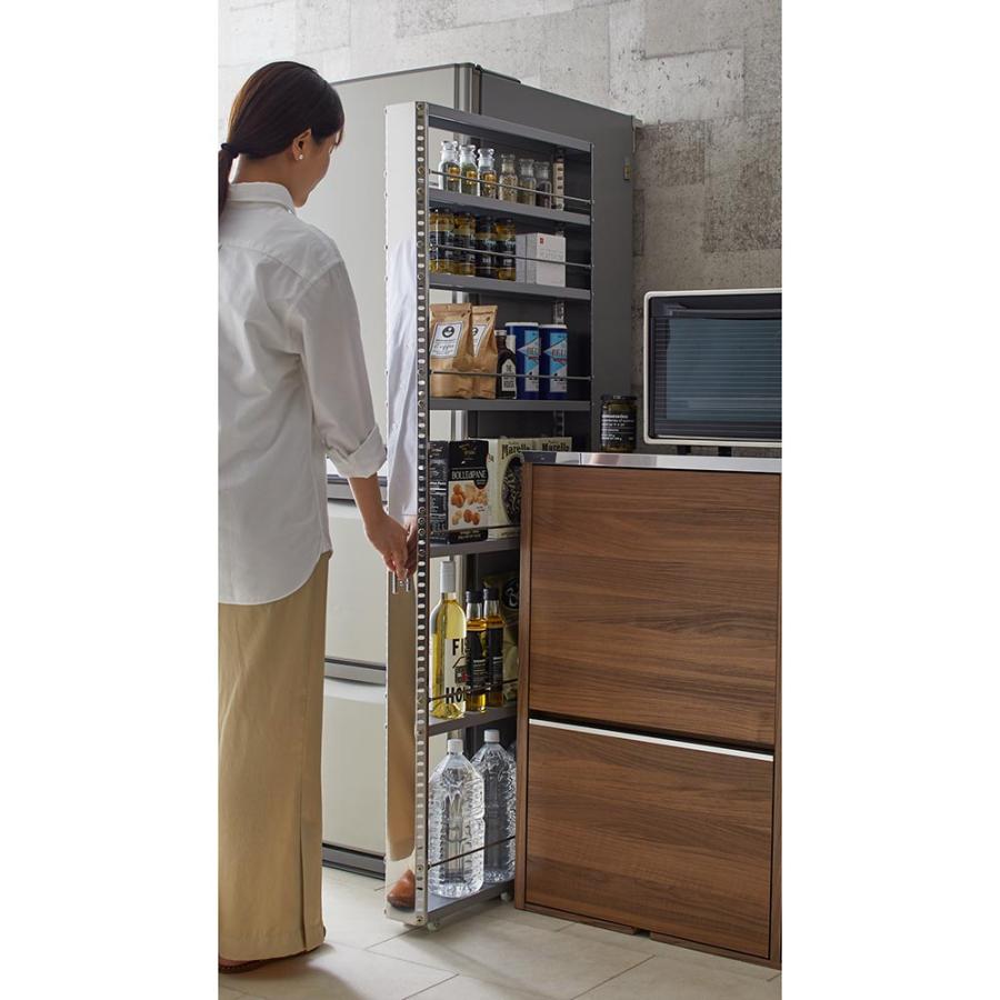 【ディノス】キッキン収納　スライドデーブル付きスキマ収納　250330-3 ディノス】キッキン収納 スライドデーブル付きスキマ収納 250330-3