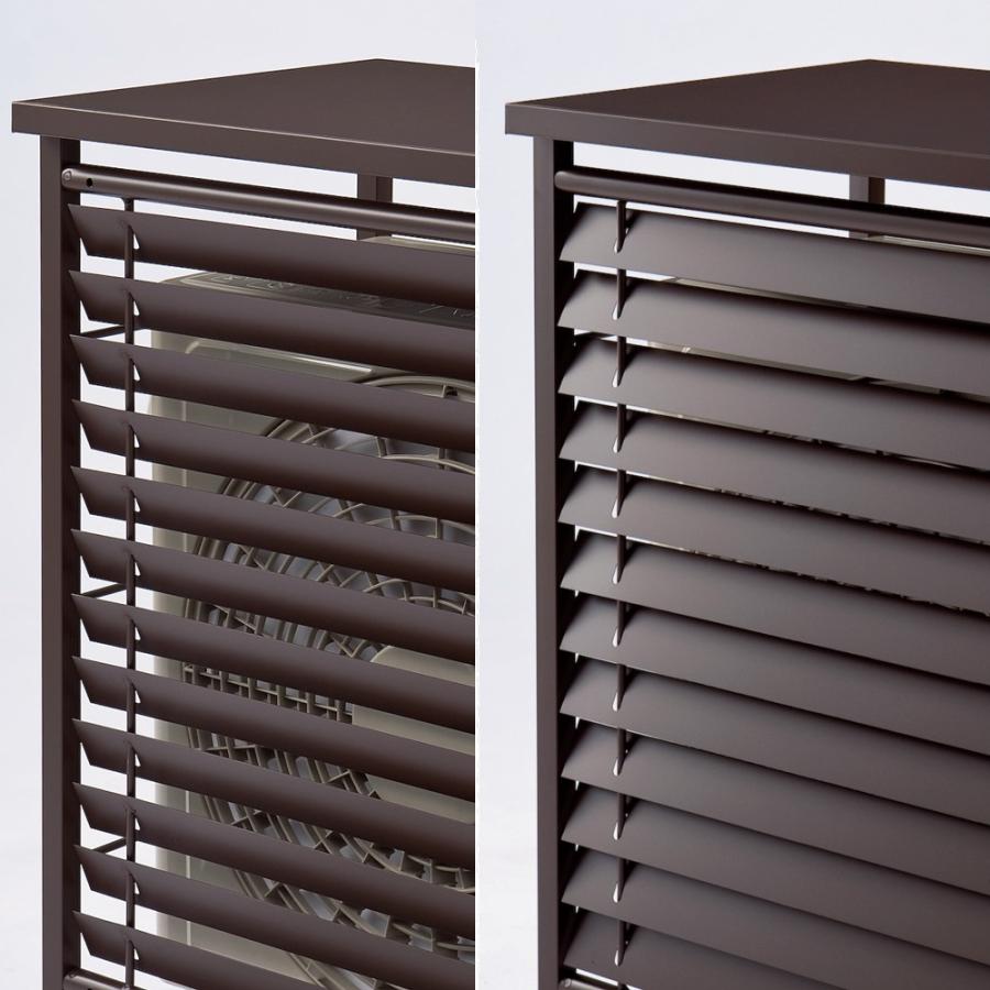 ガルバ逆ルーバー大型室外機カバー 逆ルーバー室外機カバー 【大型対応】収納庫付き 通販 - ディノス