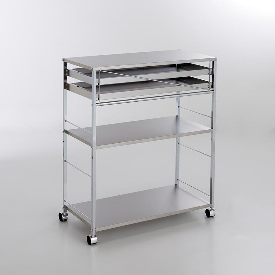 ステンレス　ワゴン　作業台　ディノス　収納カート Amazon.co.jp: ディノス キッチン収納 キッチン 収納カート 作業