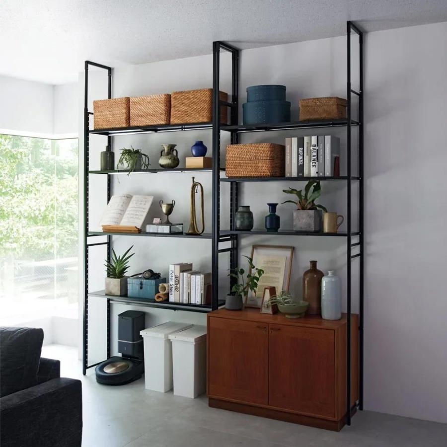 dinos（ディノス） スペース有効活用 伸縮突っ張りラック 4段 幅81cm