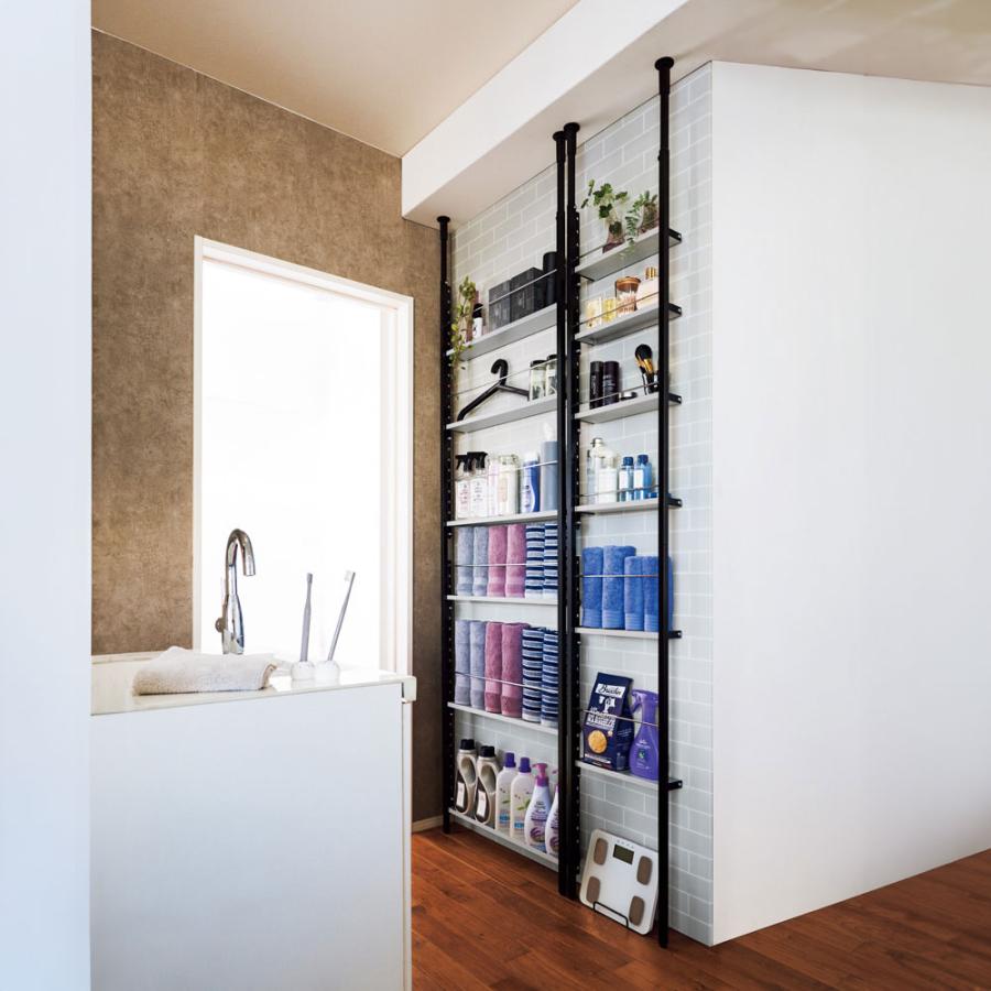 dinos（ディノス） 超薄型突っ張りディスプレイ収納ラック 幅40cm