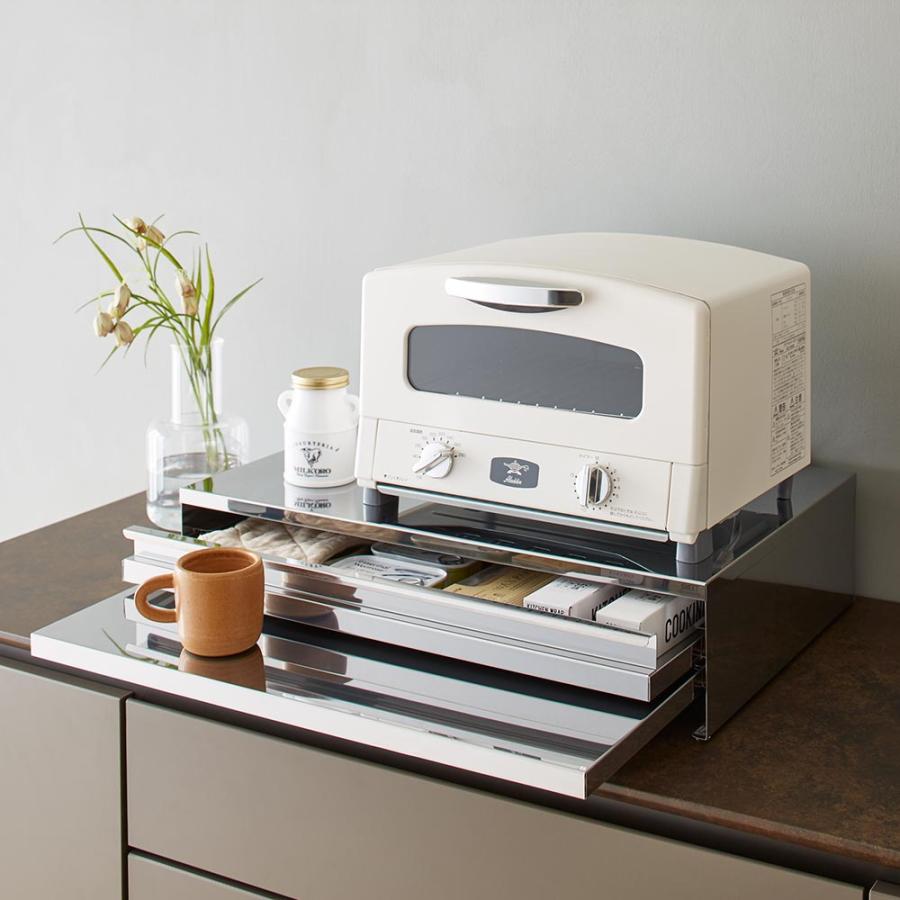 dinos（ディノス） S-tena/ステナ ステンレス製 スライドテーブル付