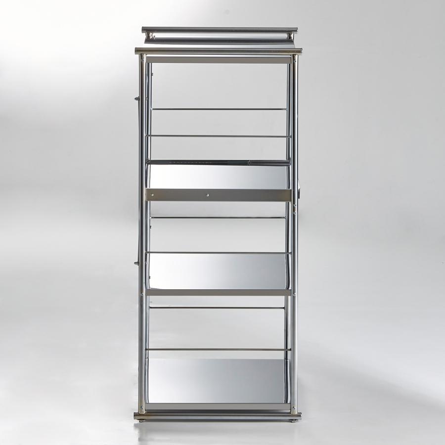 dinos（ディノス） ≪幅80cm≫ ステンレス大型レンジラック ミドル