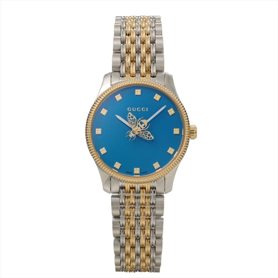 GUCCI/グッチ Gタイムレス（ブルーダイヤル） レディース腕時計 J13104 ディノスの画像