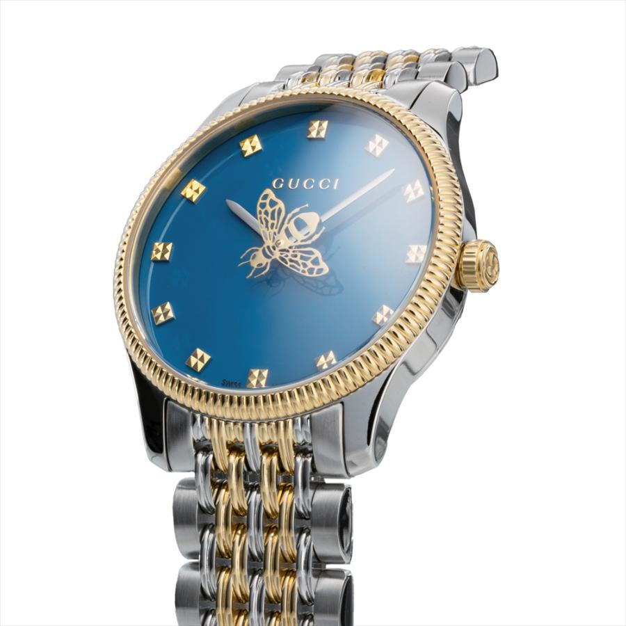 GUCCI/グッチ Gタイムレス（ブルーダイヤル） レディース腕時計 J13104 ディノスの画像