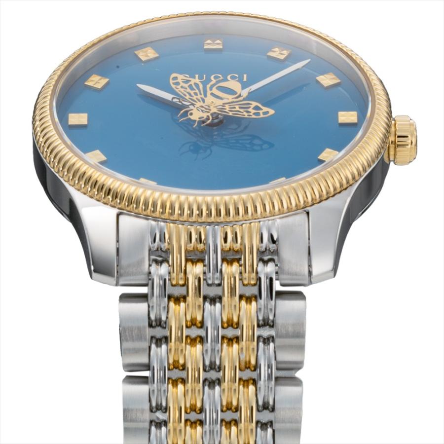 GUCCI/グッチ Gタイムレス（ブルーダイヤル） レディース腕時計 J13104 ディノスの画像