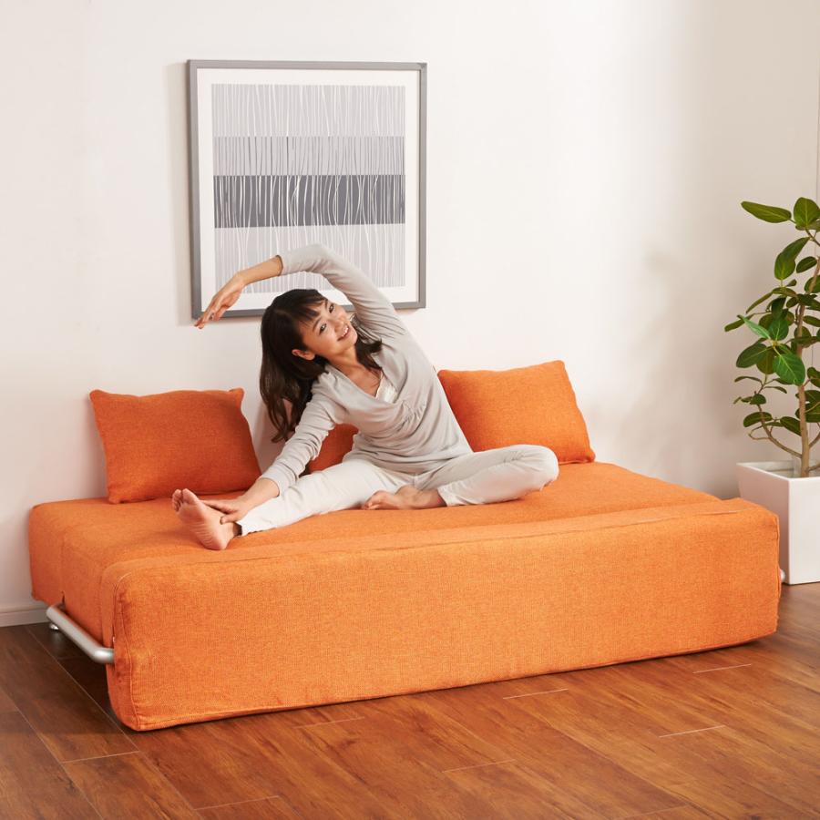 dinos（ディノス） ソファベッド ファブリック ソファー 2人掛け 二人