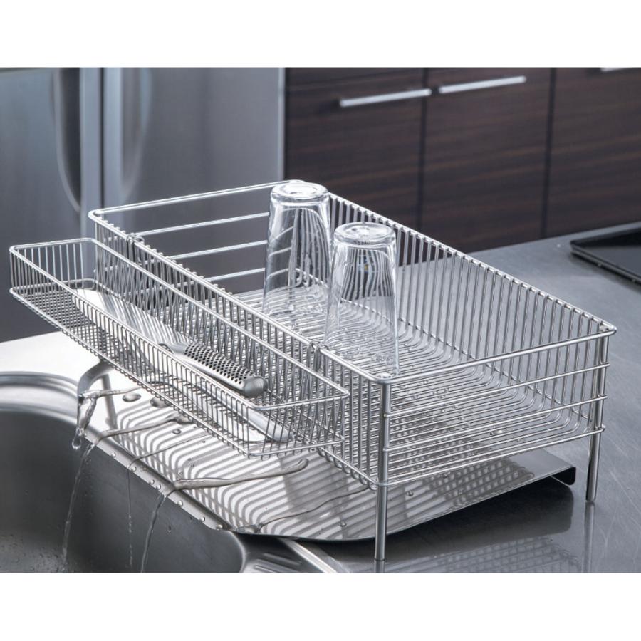ステンレス　水切りラック Amazon｜水切りラック シンク上 水切りかご 食器水切りラック