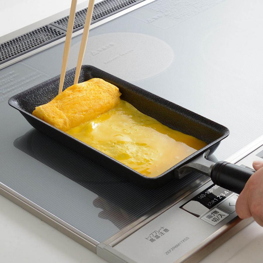 dinos（ディノス） 鉄製 蓋付き 四角い 蓋つき鉄の餃子パン（IH・ガス