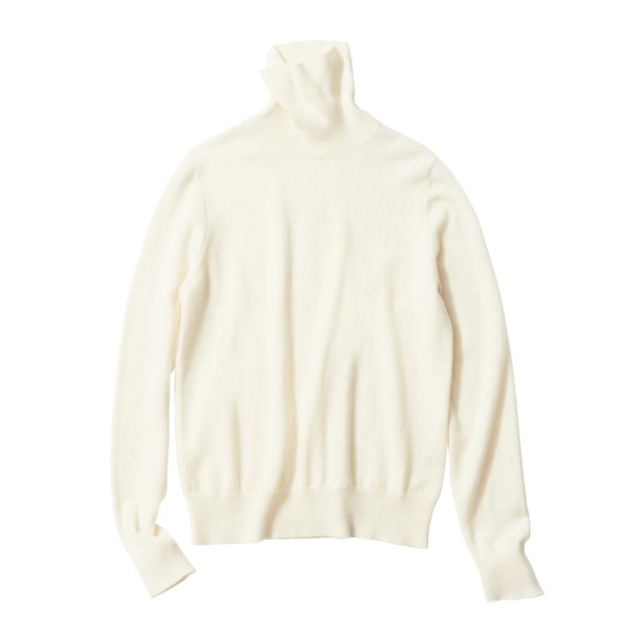 dinos（ディノス） カシミヤニット タートルネック プルオーバー