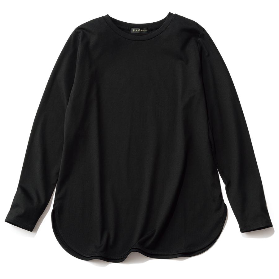 「A-GIRL’S」 オーガニックコットン 裾ラウンド Tシャツ Tシャツ カットソー 109301 A-GIRL'S」 オーガニックコットン 裾ラウンド Tシャツ Tシャツ