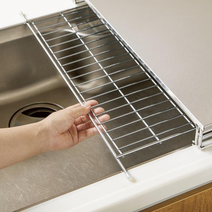 家具 収納 キッチン収納 食器棚 レンジ台 レンジラック キッチンラック シンクに渡せる食洗機ラック スライド水切り付き ディノス Paypayモール店 通販 Paypayモール