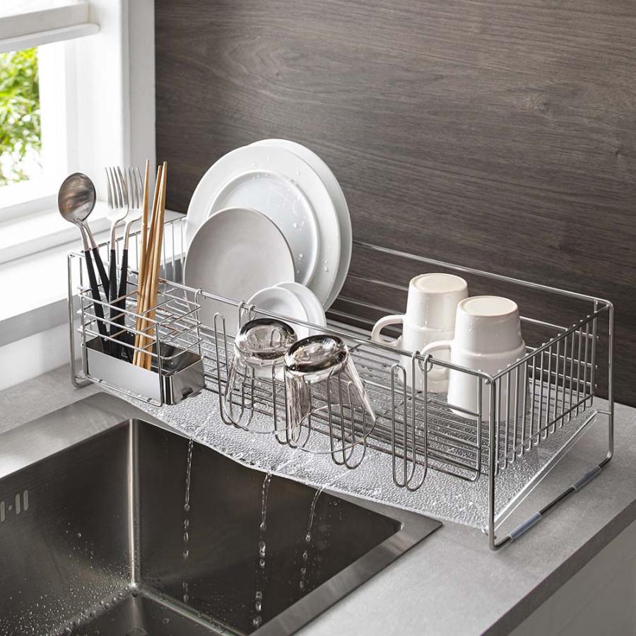 グラス ≪レギュラーサイズ≫ アクリルトレーのシンクいっぱい水切り