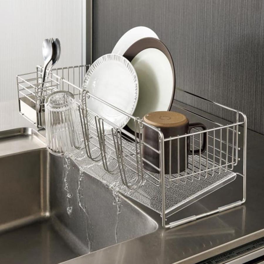 ディノス　水切りラック dinos（ディノス） ≪スリムサイズ≫ アクリルトレーのシンクいっぱい