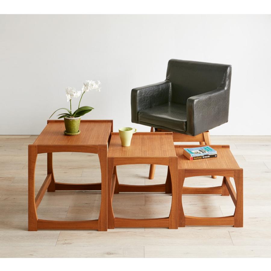 数量限定 特売 家具 収納 テーブル 机 ネストテーブル 北欧ヴィンテージ風 チーク材 リビング収納 ネストテーブル 3点セット ディノス Paypayモール店 通販 Paypayモール 超激安 World Of Heating De