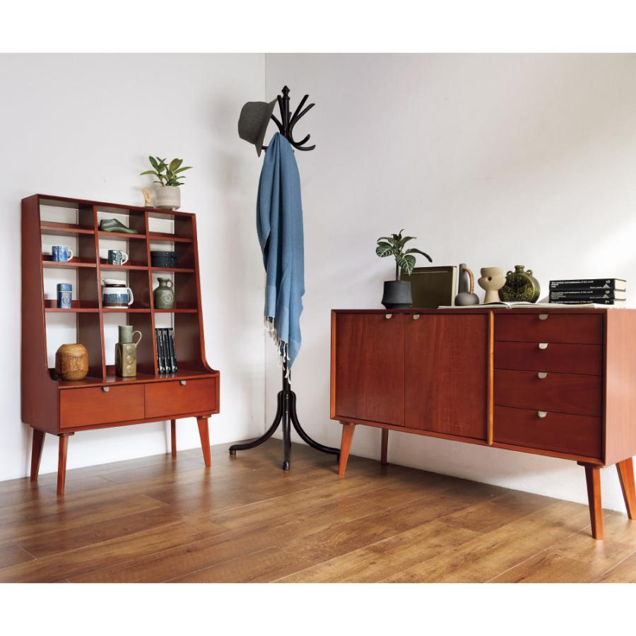 dinos（ディノス） 北欧ヴィンテージ風Vカットデザイン リビングボード