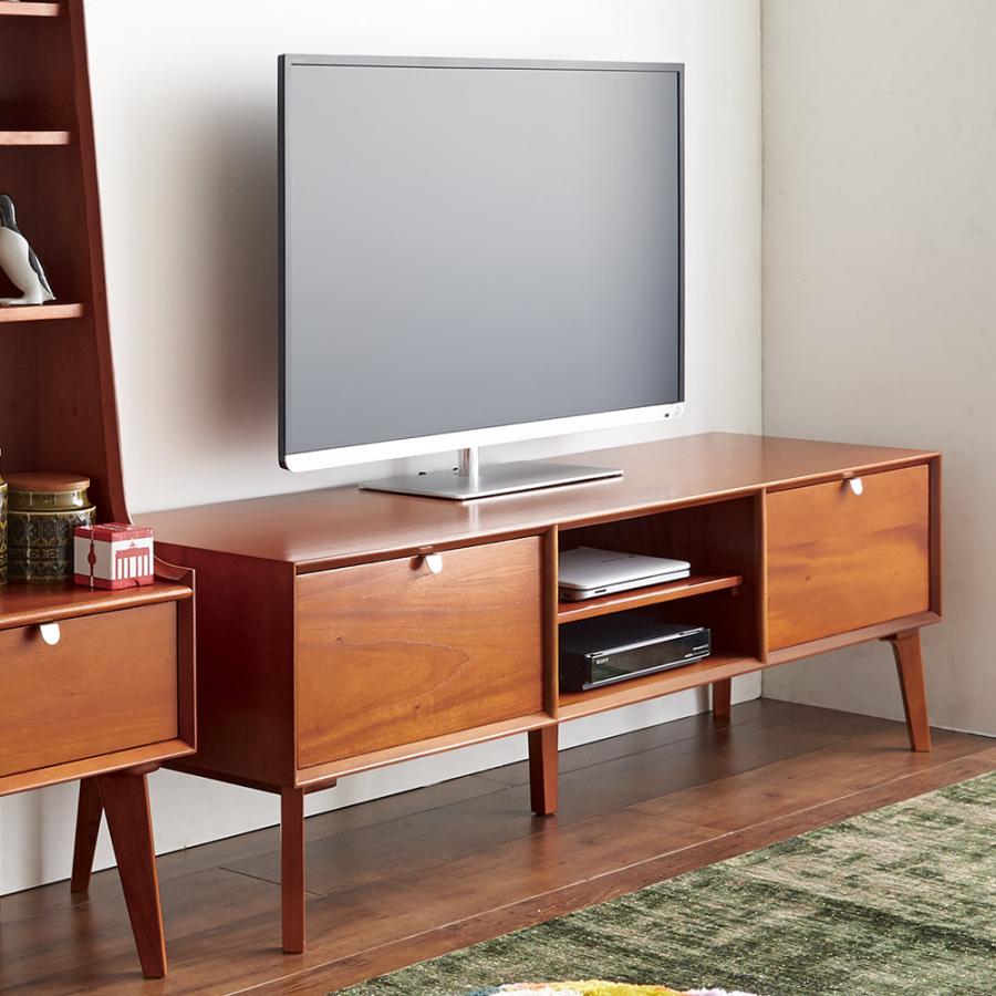 【北欧ヴィンテージ風】蛇腹デザイン ローボード テレビ台 キャビネット 幅90 03-089-11.jpg
