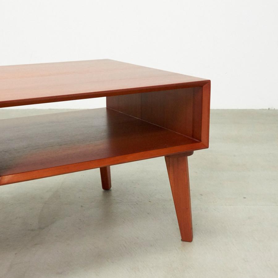 dinos 北欧ヴィンテージ風Vカットデザイン リビングテーブル・センター