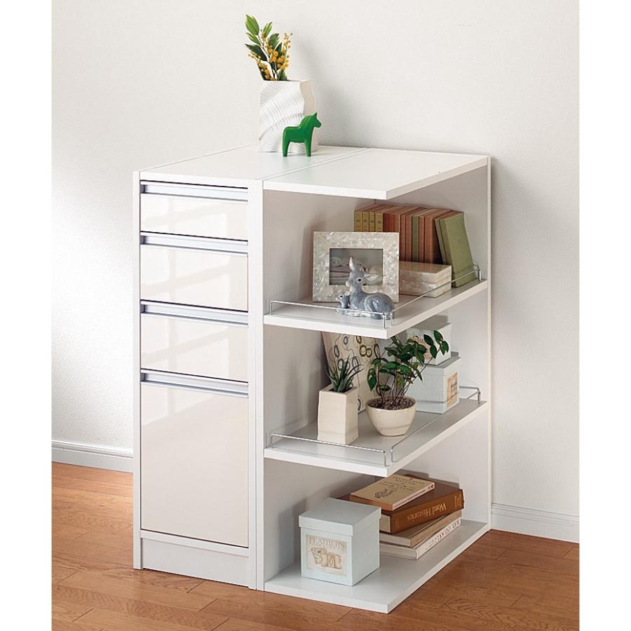 dinos（ディノス） 取り出しやすい2面オープンすき間収納庫 奥行29.5cm