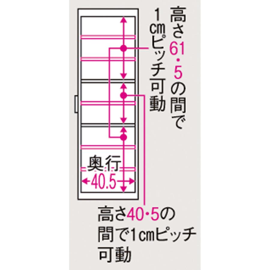 ボックス付きリバーシブル すき間収納庫 幅19奥行47cm トイレ 洗面所 ランドリー収納 洗面所収納 隙間収納 642115_12