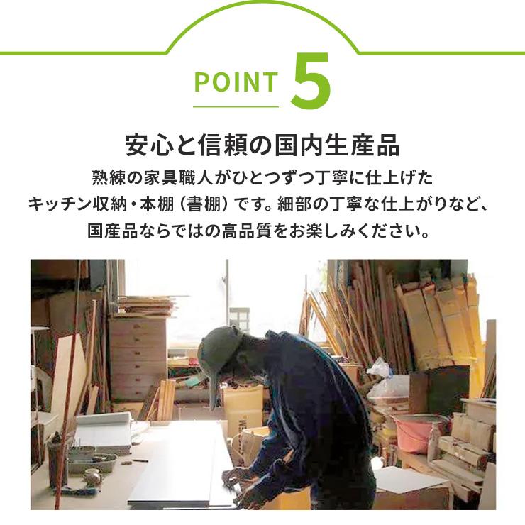 dinos（ディノス） 日本製 ストレートカウンター下引き戸収納庫 幅90