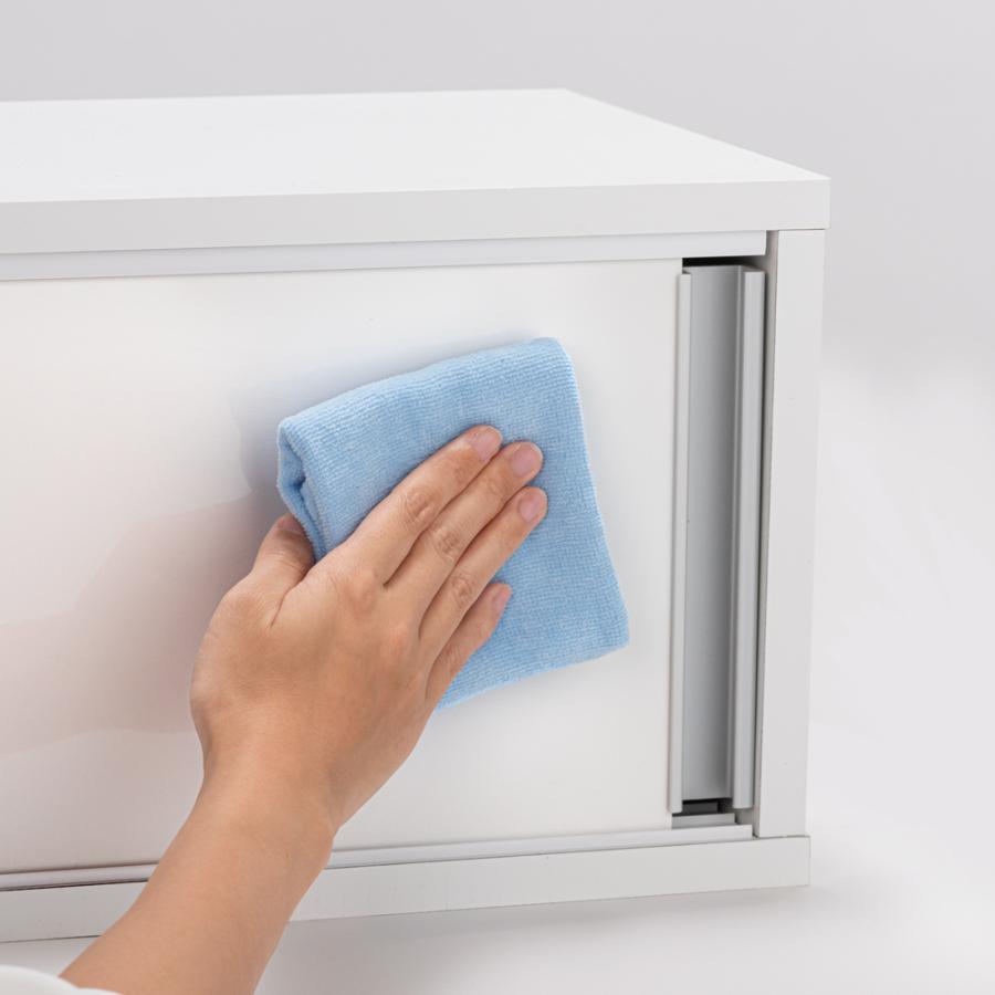 はぴこ　ディノス　家具　　　　　　　　　　　　　 ホワイト大型スライド式 本格仕様 快適スライド書棚 オープン 2列 通販 - ディノス