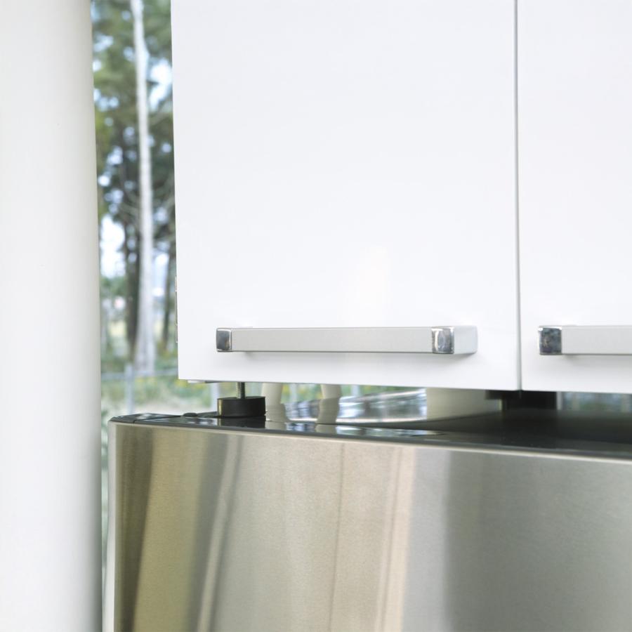 dinos（ディノス） 光沢仕上げ・冷蔵庫上ストッカー 幅63cm（脚部65cm