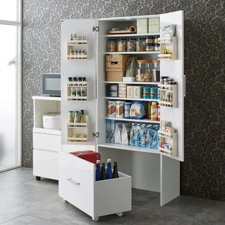 dinos（ディノス） 引き出して使える頑丈ワゴン付き キッチン