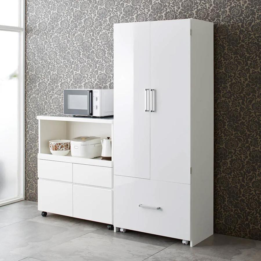 dinos（ディノス） 引き出して使える頑丈ワゴン付き キッチン