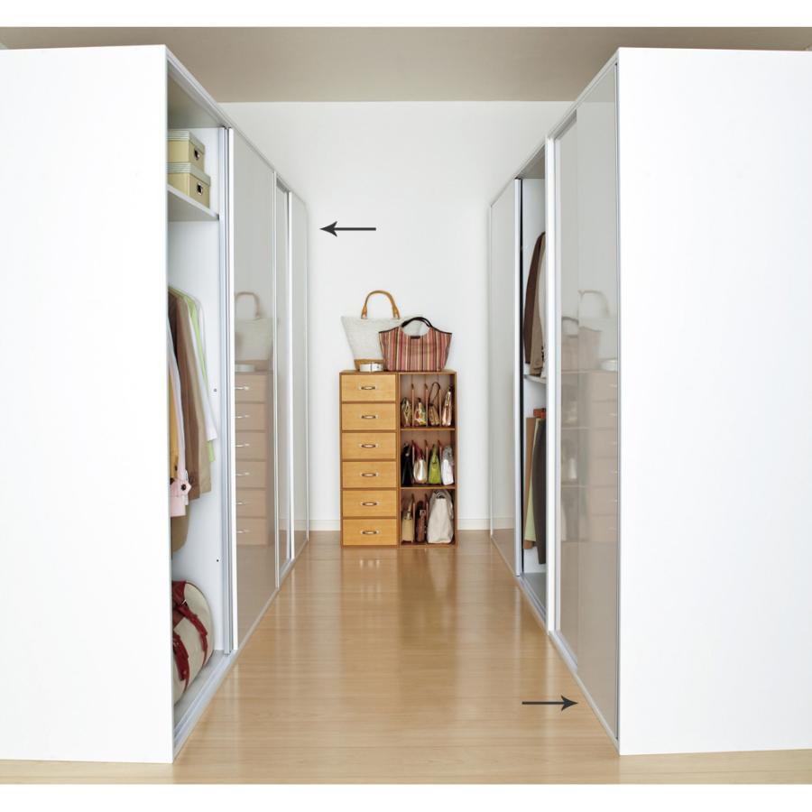 dinos（ディノス） 光沢仕上げ 引き戸ロッカー 幅90cm 衣類収納 ワード