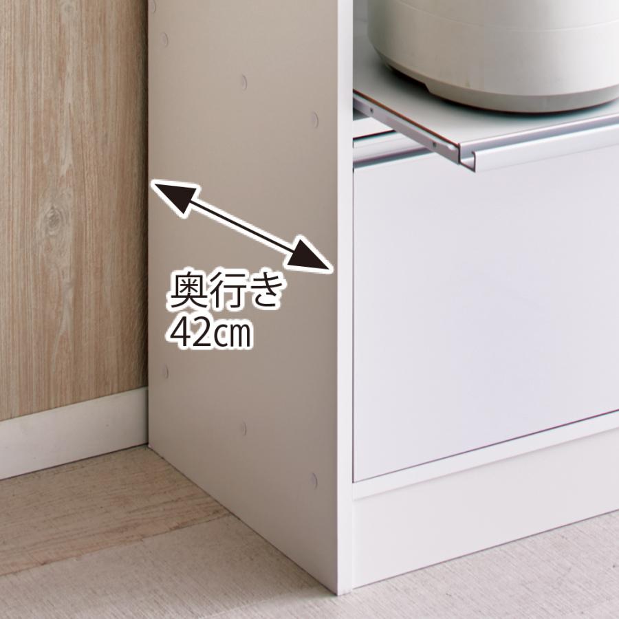 dinos（ディノス） 奥行スリム 幅が選べる 省スペース家電収納庫 幅