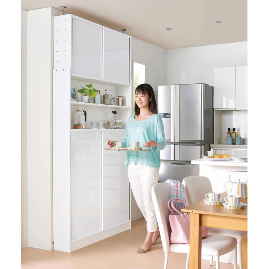 dinos（ディノス） 狭いキッチンでも置ける突っ張り式 薄型引き戸