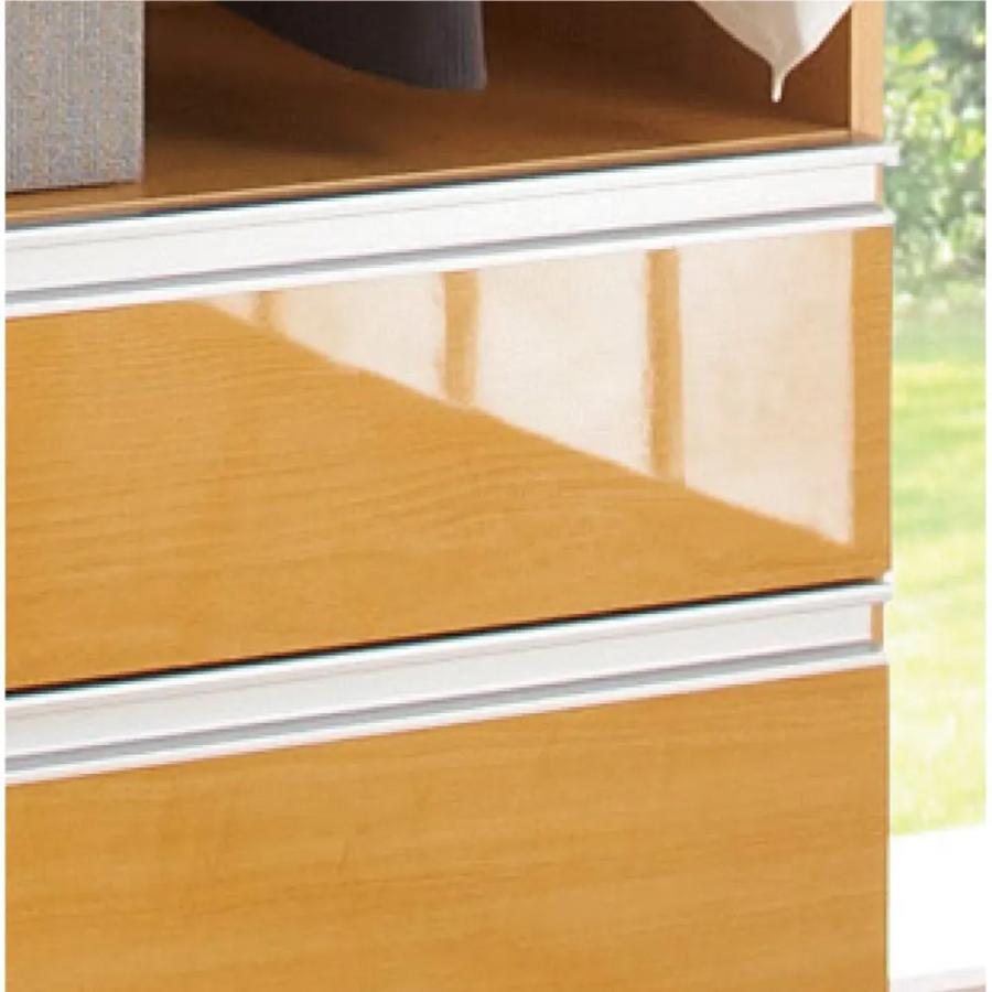 dinos（ディノス） 付き 衣装ケース 衣類収納 上ラック 引き出し 木製