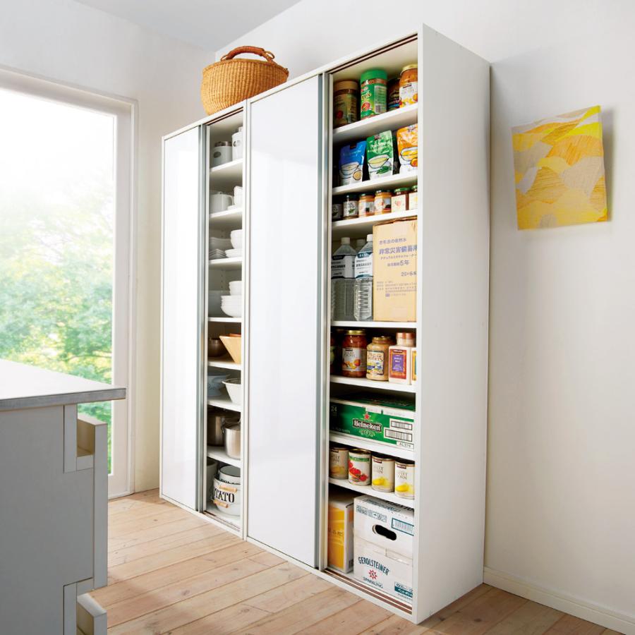 dinos（ディノス） 頑丈引き戸キッチンストッカー 幅61cm キッチン収納