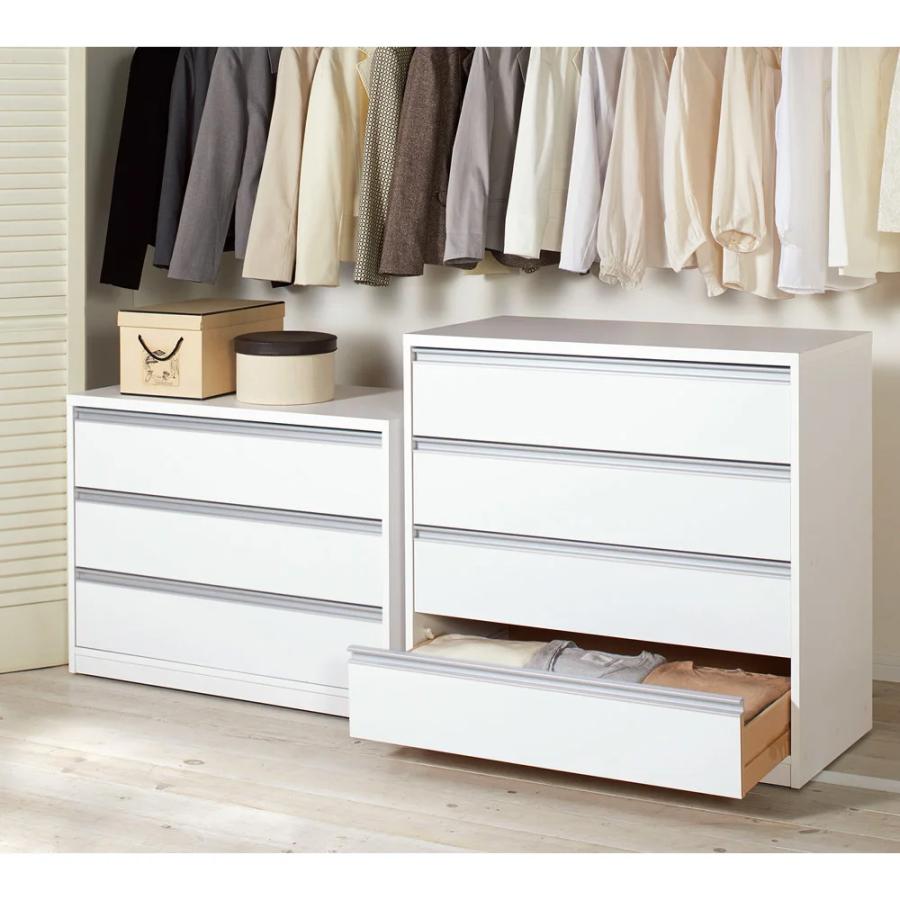 dinos（ディノス） 【ローチェスト】気軽に動かせる隠しキャスター付き