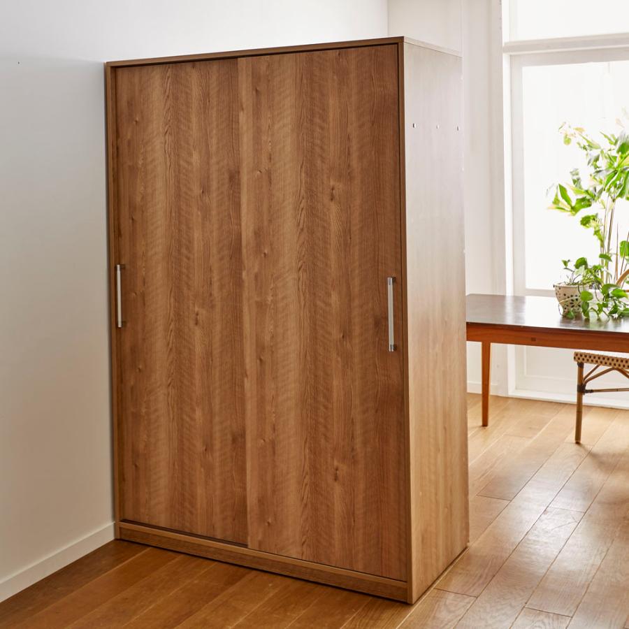 ディノス　洋服タンス　ワードローブ　扉・キャスター付き　匿名配送 dinos（ディノス） 隠しキャスター付き間仕切りワードローブ 幅120cm