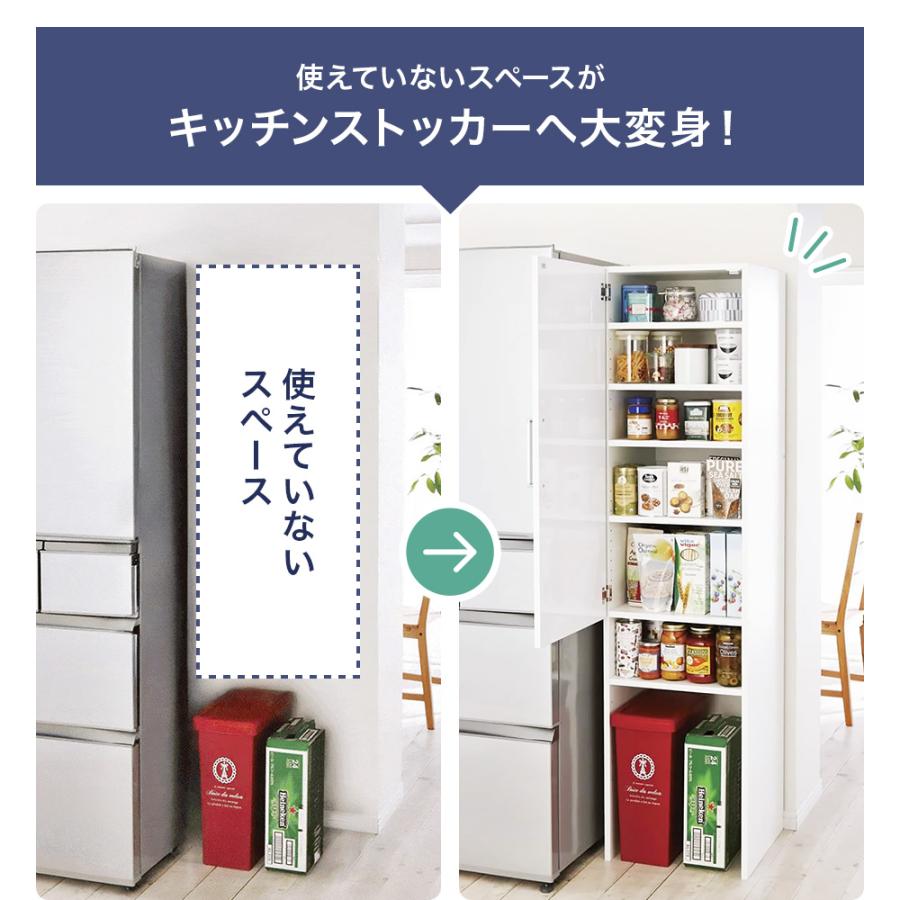 dinos（ディノス） 隙間収納 キッチンストッカー ラック 20cm キッチン