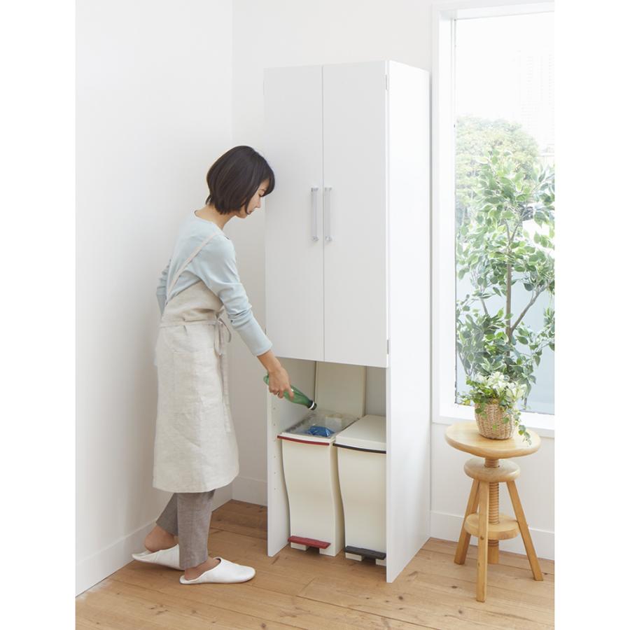 dinos（ディノス） 【幅59cm】ゴミ箱上を有効活用！下段オープン