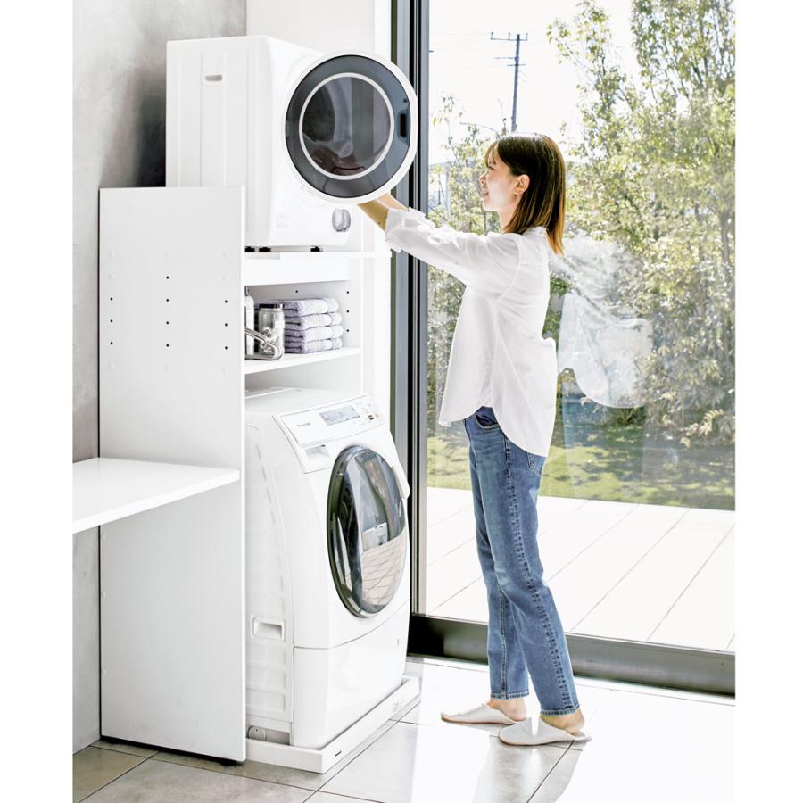 dinos（ディノス） 段差対応 ラック 収納 ドラム式洗濯機 壁面収納