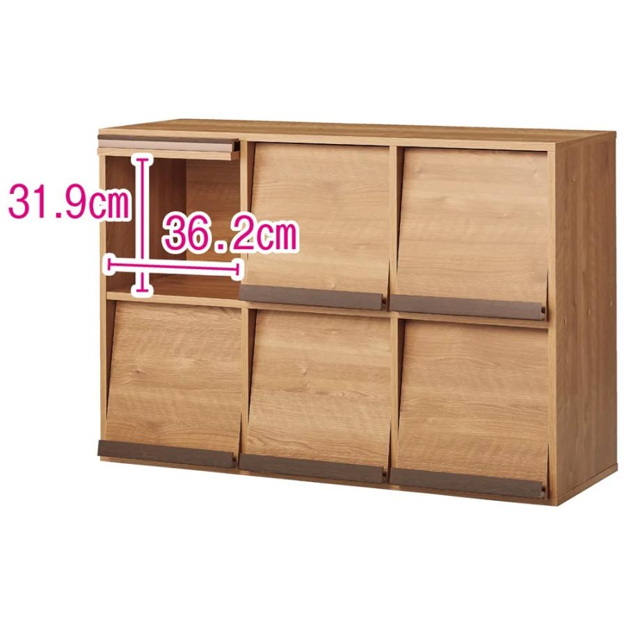 dinos（ディノス） 積み重ねOK！マガレコ ディスプレイラック 3列2段