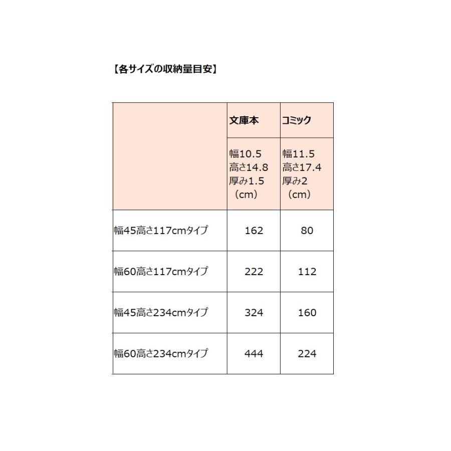 細かな棚調節で効率収納できる スマート薄型本棚 ハイタイプ 高さ234cm幅45cm奥行15cm 本棚 ラック シェルフ 突っ張り収納 627840_9