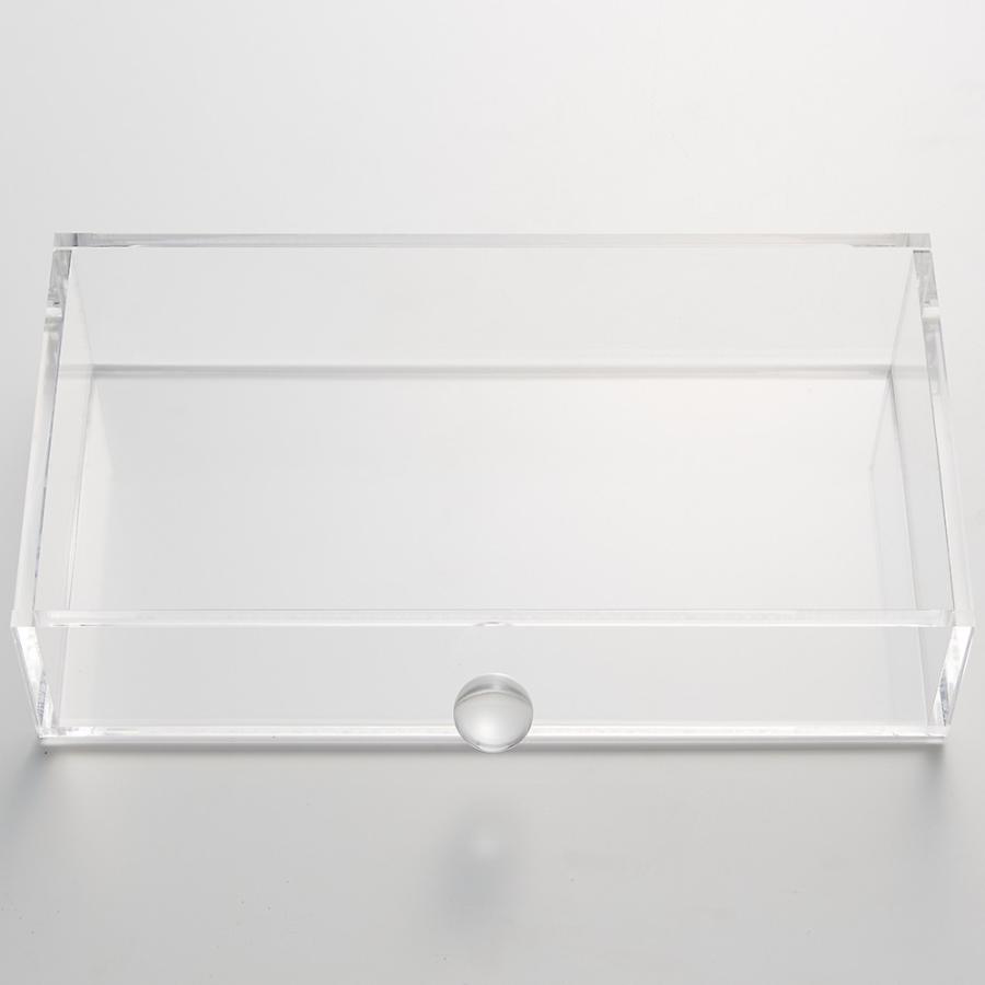 正規品 インテリア雑貨 日用品 ティッシュケース ティッシュカバー 引出し1段 アクリル製引出し付きティッシュボックス 注目の Kwsrbd Com